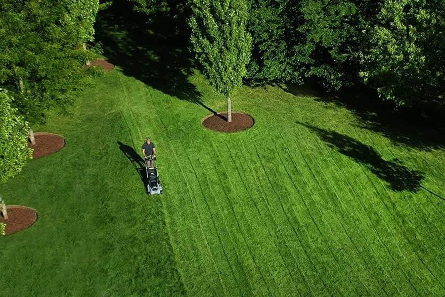 electric mulch lawn mower