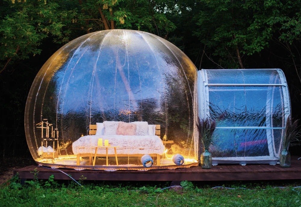 clear bubble tents